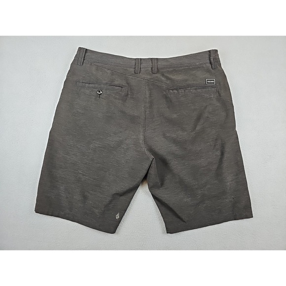 Volcom Men's Size 39 Surf & Turf Hybrid Shorts 4- Way Stretch Black Dark Gray - Picture 5 of 6